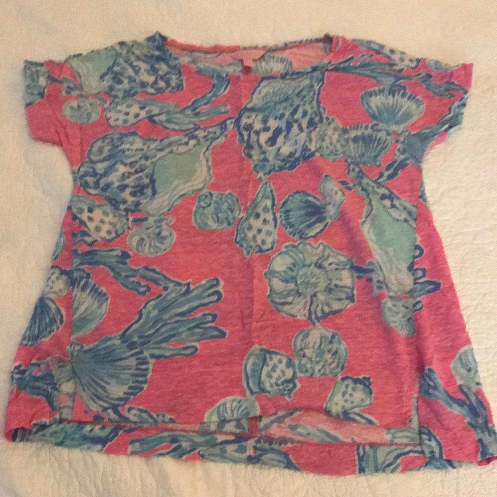Lilly Pulitzer Linen top